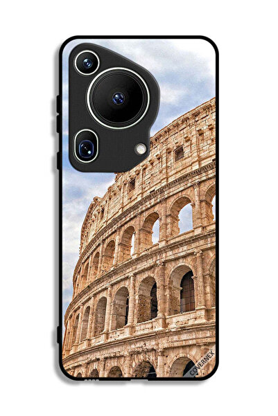Covernex غطاء حماية فائق لهاتف هواوي بيورا 70 بتصميم مبنى عتيق
