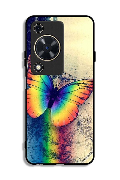 Covernex Huawei Enjoy 70 Protective Case Cover Vintage Rainbow Butterfly