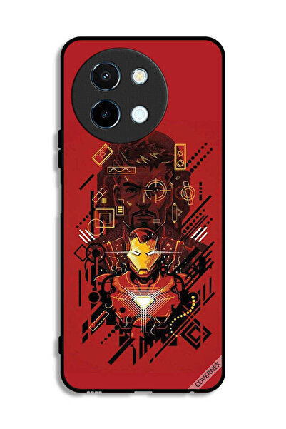 Covernex غطاء حماية لهاتف Vivo Y38 5G برسومات الرجل الحديدي