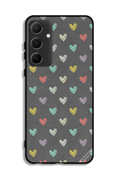 Covernex غطاء حماية لهاتف سامسونج جالاكسي A55 5G بنقشة قلوب صغيرة