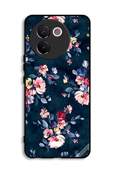 Covernex غطاء حماية لهاتف Vivo V30e 5G مزين بزهور مرسومة يدويًا