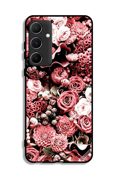 Covernex Samsung Galaxy A55 5G Protective Case Cover Peach Roses