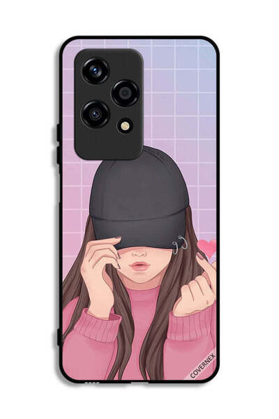 Covernex غطاء حماية لهاتف Honor 200 Lite 5G بطبعة قبعة سناب لوف جيرل