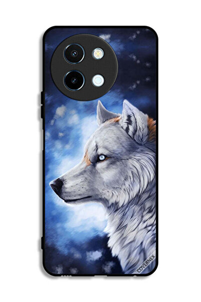 Covernex غطاء حماية لهاتف Vivo Y38 5G بطبعة رسم الذئب