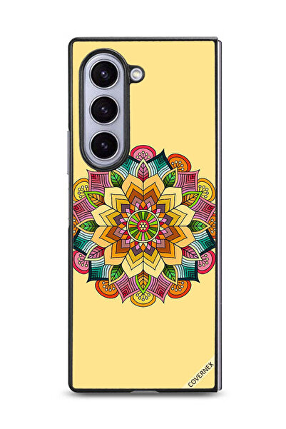 Covernex غطاء حماية لهاتف سامسونج جالاكسي زد فولد 6 بنمط ماندالا دائري