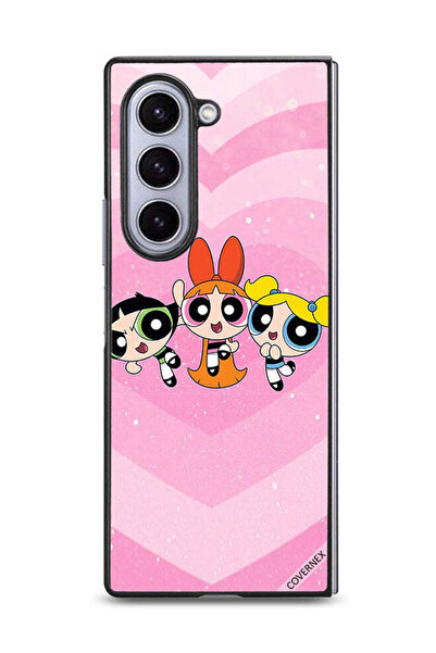 Covernex غطاء حماية لهاتف Samsung Galaxy Z Fold6 برسومات كرتونية للفتيات المح...