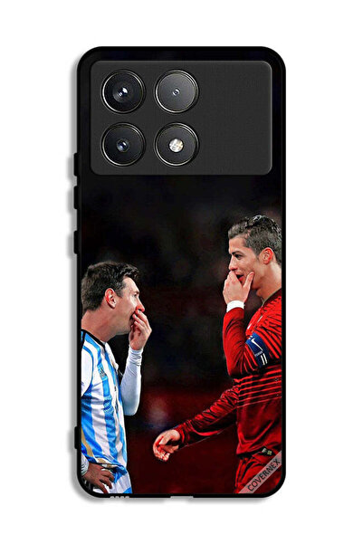 Covernex غطاء حماية شاومي بوكو F6 برو رونالدو وميسي في إطار واحد