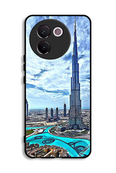 Covernex Vivo V30e 5G Protective Case Cover Burj Khalifa Tower Touching Clouds
