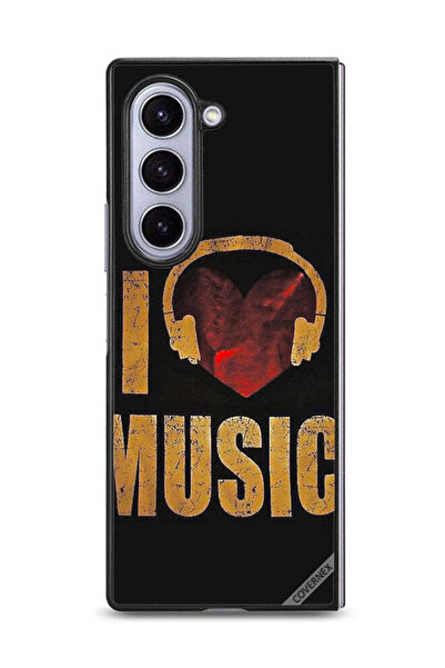 Covernex غطاء حماية لهاتف سامسونج جالاكسي زد فولد 6 - عتيق - أحب الموسيقى