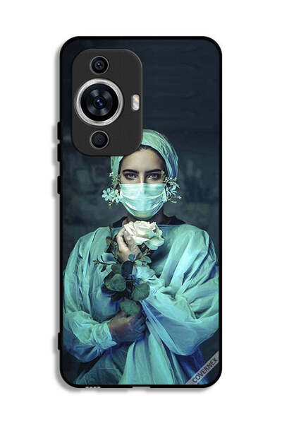 Covernex غطاء حماية لهاتف هواوي نوفا 12 إس بتصميم ممرضة