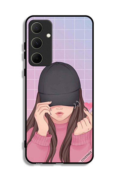 Covernex غطاء حماية لهاتف سامسونج جالاكسي A35 5G بطبعة قبعة سناب لوف جيرل