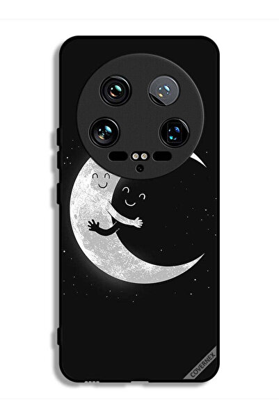 Covernex غطاء حماية فائق لهاتف شاومي 14 بتصميم عناق القمر والسماء المظلمة