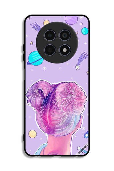 Covernex غطاء حماية لهاتف Realme 12x 5G برسومات فتاة ونجوم الفضاء