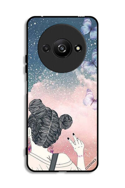 Covernex غطاء حماية لهاتف Xiaomi Redmi A3 4G بتصميم علامة النصر