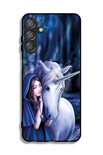 Covernex غطاء حماية لهاتف سامسونج جالاكسي M15 5G بنقشة فتاة وحيد القرن المحبوبة