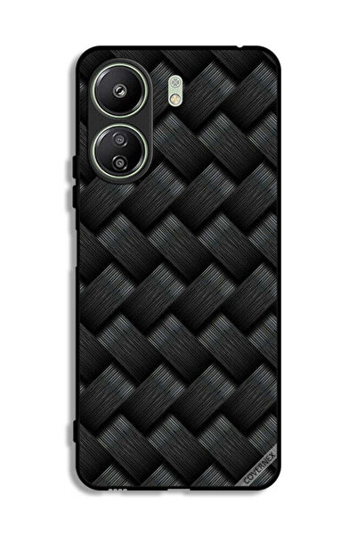 Covernex Xiaomi Redmi 13C Protective Case Cover Dark Stripes Pattern