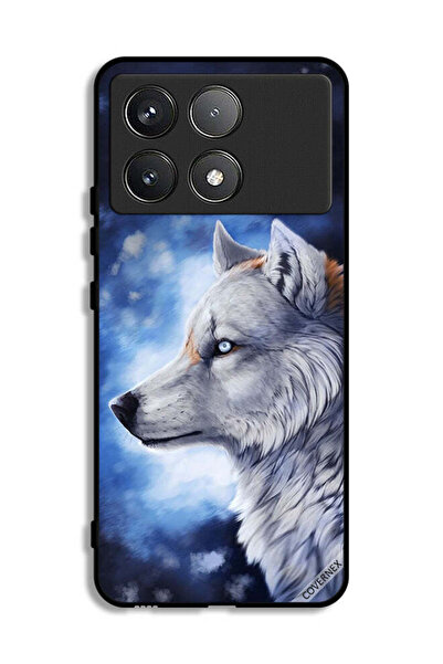 Covernex Xiaomi Poco F6 Pro Protective Case Cover Wolf Paint Art
