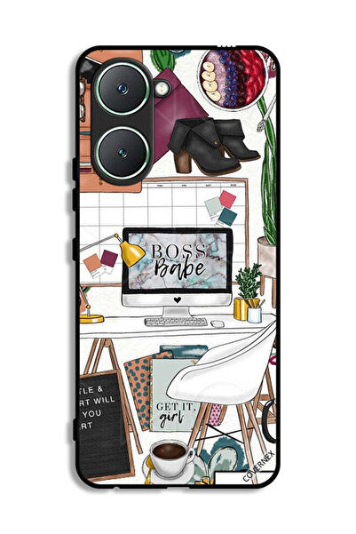 Covernex Vivo Y03 4G Protective Case Cover Boss Babe Art Clip