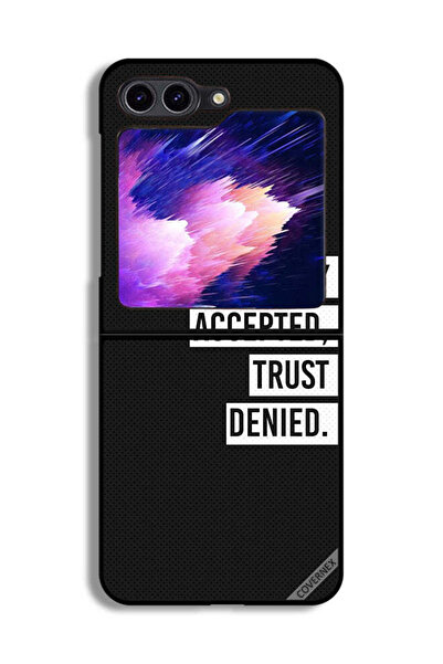Covernex غطاء حماية لهاتف Samsung Galaxy Z Flip6 - اعتذار مقبول - ثقة مرفوضة