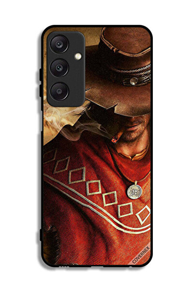 Covernex غطاء حماية لهاتف سامسونج جالاكسي A25 5G بتصميم قبعة أنيقة للرجال