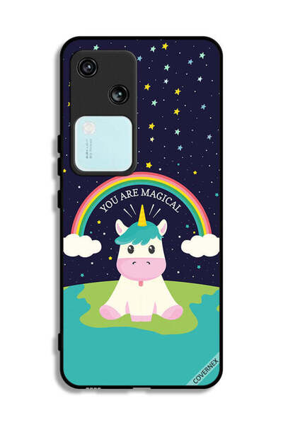 Covernex غطاء حماية لهاتف Vivo S18 5G بتصميم وحيد القرن السحري