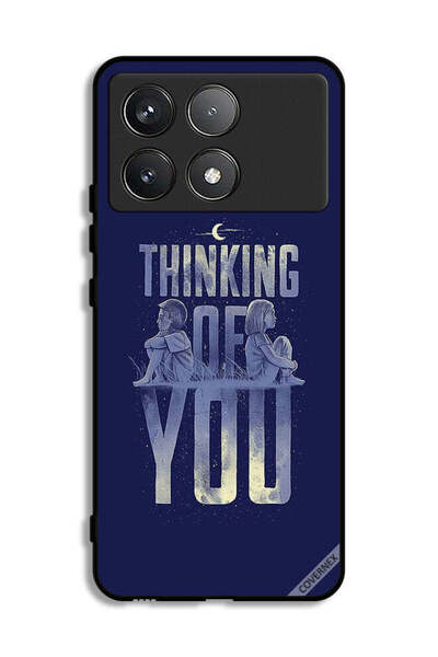 Covernex غطاء حماية لهاتف شاومي بوكو F6 برو "أفكر فيك"