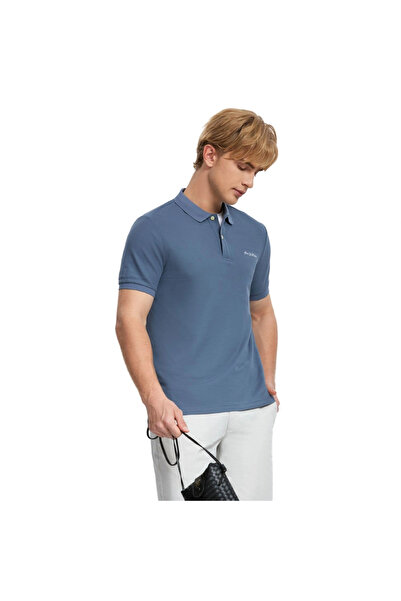 Giordano Men's Tapered Fit Knit Pique Solid Polo