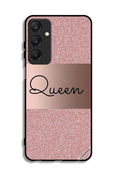 Covernex Samsung Galaxy A25 5G Protective Case Cover Queen Glitters Background