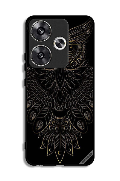 Covernex غطاء حماية لهاتف شاومي ريدمي توربو 3 5G بتصميم بومة زهرية عصرية
