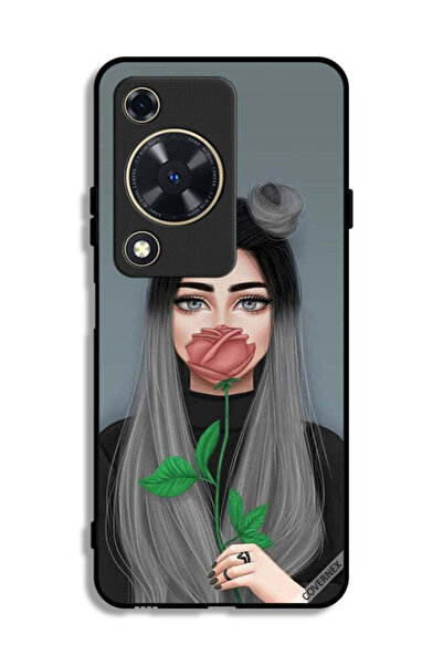 Covernex غطاء حماية لهاتف هواوي إنجوي 70 بتصميم فتاة لطيفة