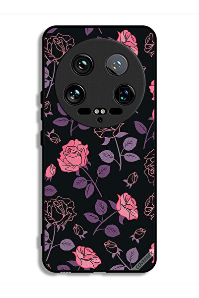 Covernex غطاء حماية فائق لهاتف شاومي 14 بنقشة زهور قوطية فاتحة