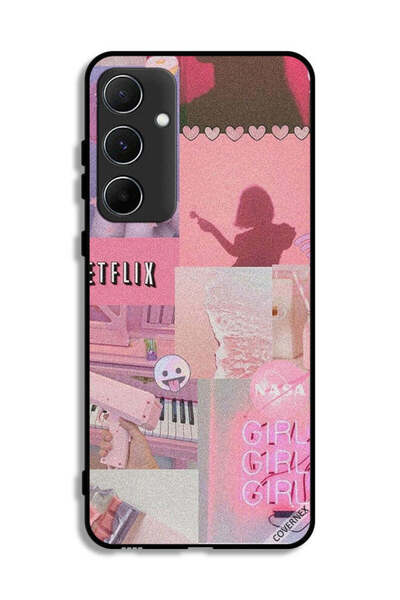 Covernex غطاء حماية لهاتف سامسونج جالاكسي A55 5G برسومات فنية للبنات