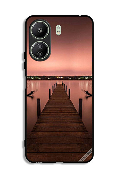 Covernex غطاء حماية لهاتف شاومي ريدمي 13 سي - مسار إلى البحر مساءً