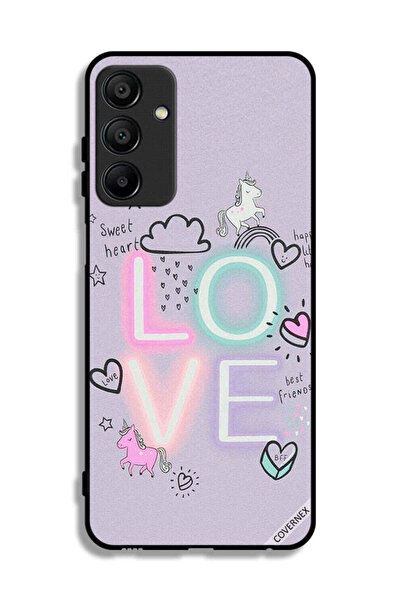 Covernex Samsung Galaxy A15 4G Protective Case Cover Sweet Heart Love Unicorn