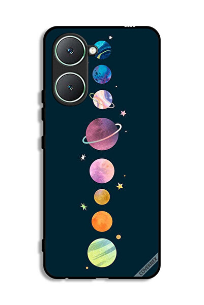 Covernex غطاء حماية لجهاز Vivo Y03 4G بنقشة الفضاء والنجوم
