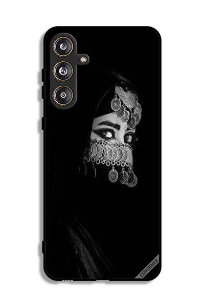 Covernex غطاء حماية لهاتف سامسونج جالاكسي M55 5G، فتاة ذات عيون جميلة ووجه مج...