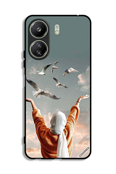 Covernex غطاء حماية لهاتف شاومي ريدمي 13 سي - طيور طائرة