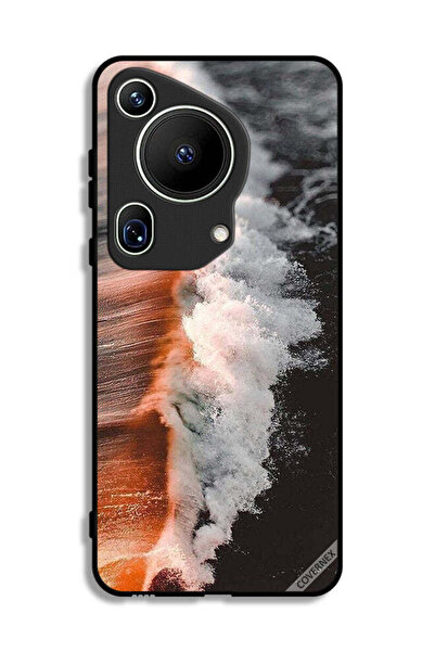 Covernex غطاء حماية فائق لهاتف هواوي بيورا 70 بتصميم موجة مياه البحر