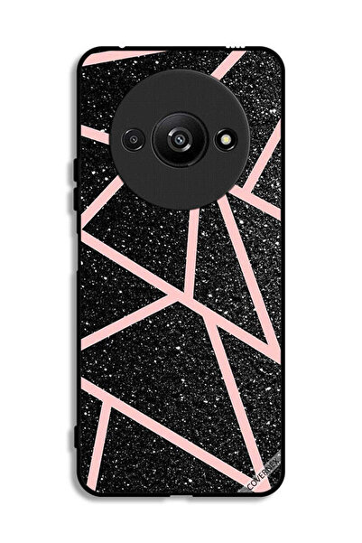 Covernex غطاء حماية لهاتف Xiaomi Redmi A3 4G بنقشة لامعة ومسارات