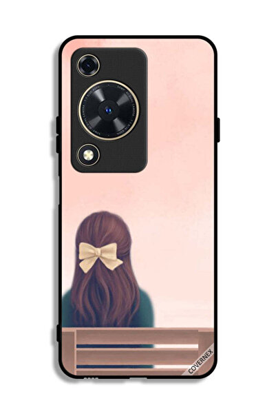 Covernex غطاء حماية لهاتف هواوي إنجوي 70 بتصميم فتاة لطيفة