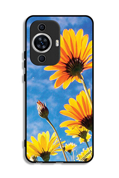 Covernex غطاء حماية لهاتف هواوي نوفا 12 لايت بنقشة عباد الشمس