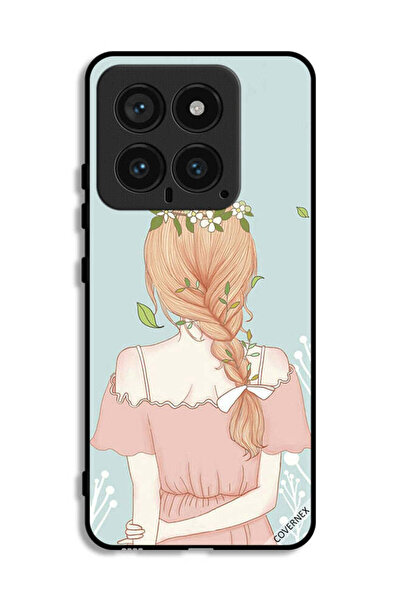 Covernex غطاء حماية لهاتف شاومي 14 بفتاة واقفة بمظهر لطيف