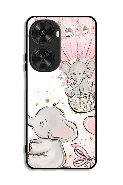 Covernex غطاء حماية لهاتف هواوي نوفا 12 SE برسومات فيلة صغيرة