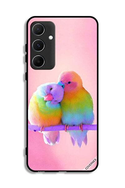 Covernex غطاء حماية لهاتف سامسونج جالاكسي A55 5G بنقشة طيور لطيفة