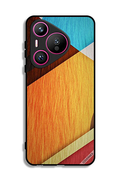 Covernex غطاء حماية لهاتف هواوي بيورا 70 بنسيج خشبي