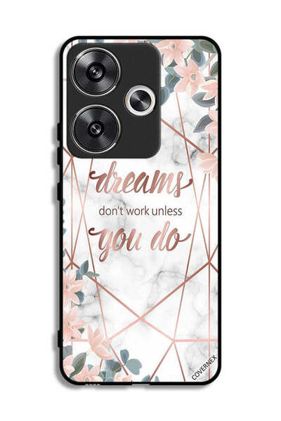 Covernex غطاء حماية لهاتف Xiaomi Poco F6 5G الأحلام لا تتحقق إلا إذا فعلتها