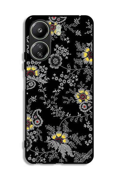 Covernex Xiaomi Redmi 13C Protective Case Cover Artistic Flower Wallpaper