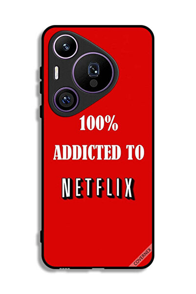 Covernex غطاء حماية لهاتف هواوي بيورا 70 برو، مدمن على نتفليكس بنسبة 100%