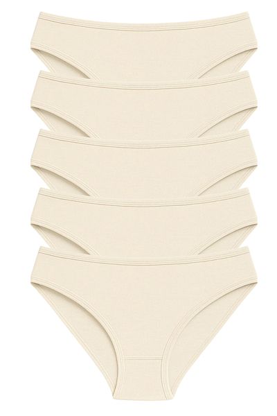 Fivora Cotton Basic Women's Bikini Panties Pack of 5