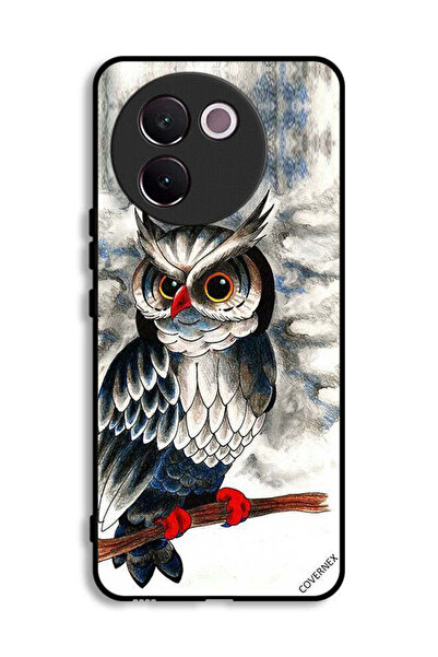 Covernex غطاء حماية لهاتف Vivo V30e 5G برسومات بومة فنية